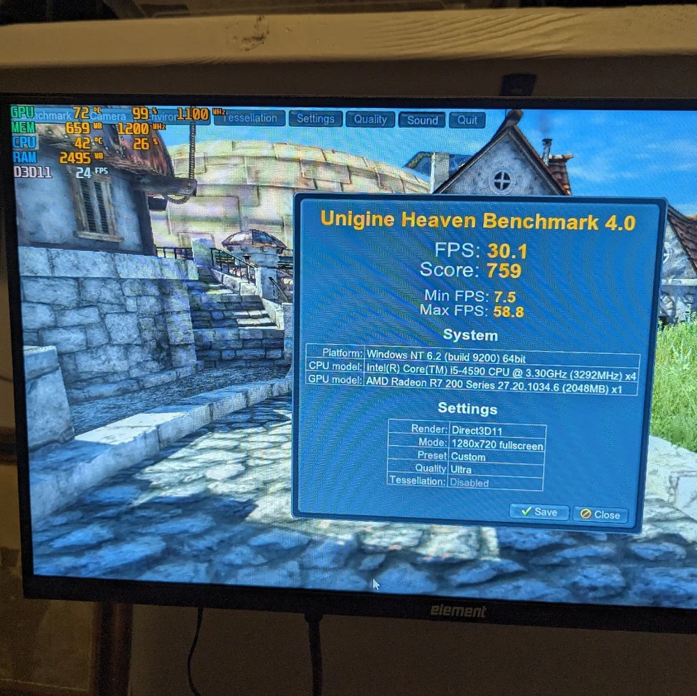 Upgraded 3020 Optiplex SFF Win10- Retro Emulator - R7 250 - 240GB SSD